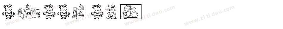 Peppa Pig字体转换